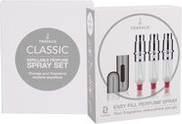 Nachfüllbarer Zerstäuber Travalo Classic Set Silber