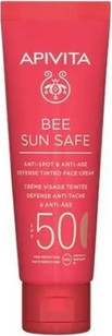 Tinted Day Cream Apivita Bee Sun Safe Anti-Spot & Anti-Age Defense