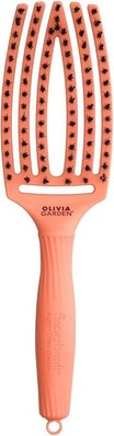Round Brush Olivia Garden Finger Brush Medium Coral