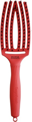 Rundbürste Olivia Garden I'M Perfection Red Confidence Finger Brush