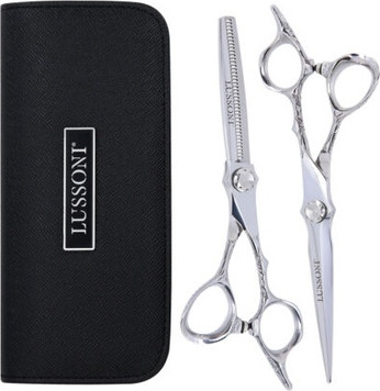 Schneideschere und Effilierschere Lussoni Stellar Series Silber