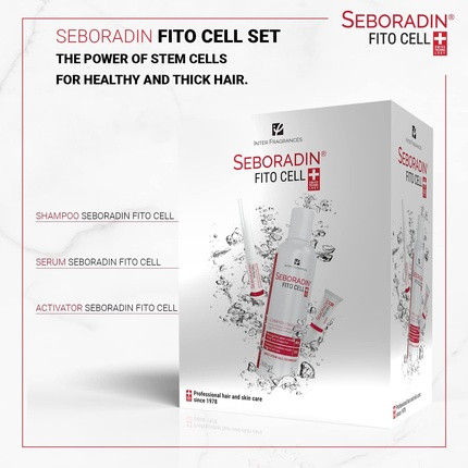 Hair Care Kit Seboradin Fito Cell 3-in-1 Shampoo Hair Serum Eyebrow and Eyelash Serum