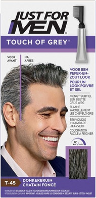 Haarfarbe Just For Men Touch Of Grey T45 Dunkelbraun