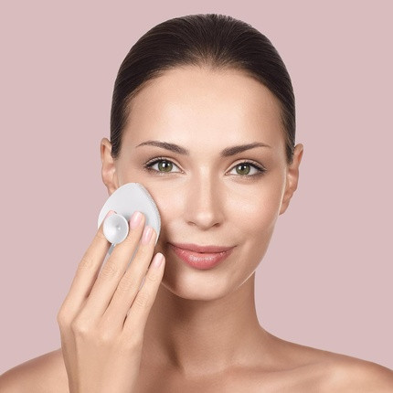 Facial Cleansing Brush Geske SmartAppGuided Facial Brush 4 in 1 Professional Cleansing Brush with Handle Silicone Facial Brush Skincare Gentle Cleansing Facial Cleanser Starlight