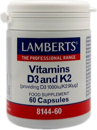 Lamberts Vitamin D3 und K2 60 Kapseln