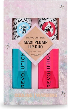 Lip Set Revolution Beauty Maxi Plump Cool As Ice und Hot As Chilli Lip Set