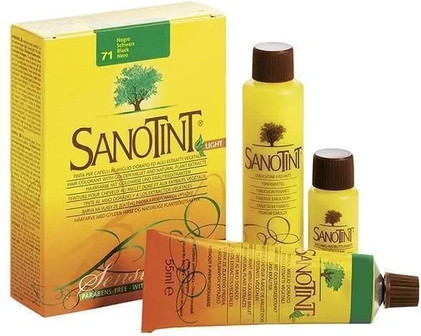 Haarfarbe Cosval Sanotint Light Tint Black 71