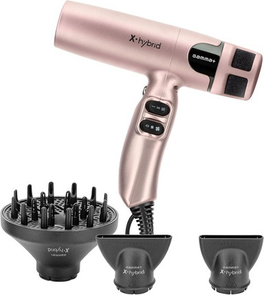 Hair Dryer Gamma X-Hybrid Ionic Lightweight Quiet Ergonomic Digital