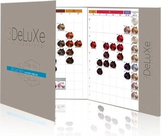 Палитра цветов 3deluxe, 100 прядей для окрашивания волос