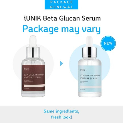 Serum Iunik Beta-Glucan Power Deep Moisture Vegan Serum 400,000 Ppm Intense
