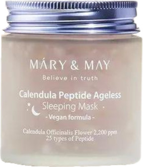 Schlafmaske Mary & May Vegan Calendula Peptid Verjüngend