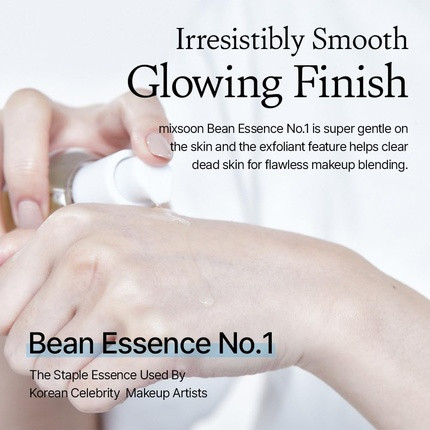 Essence Mixsoon Bean Essence Vegan Snail Exfoliating Essence für das Gesicht Feuchtigkeitsspendende Koreanische