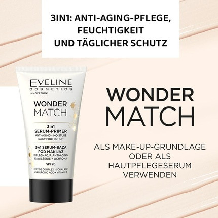 База под макияж сыворотка Eveline Cosmetics Wonder Match
