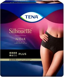 Underwear Tena Silhouette Plus Black for Incontinence