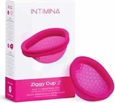 Многоразовый менструальный диск Intimina Ziggy Cup 2 Ультратонкий с плоской посадкой