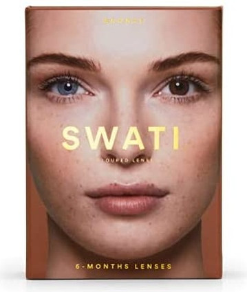 Kontaktlinsen Swati Cosmetics Bronzefarbene Kontaktlinsen
