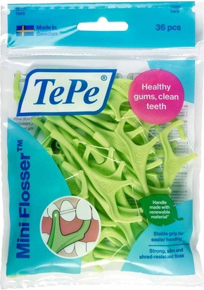 Зубная нить Tepe Mini Flosser Инструмент для удаления зубного налета