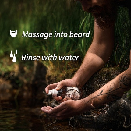 Shampoo Mr Bear Family Natural Beard Shampoo for Men Revitalizing Vegan Beard Wash