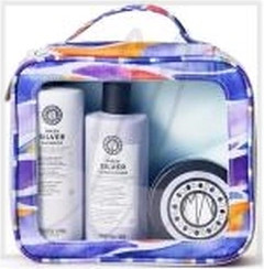 Toiletries Bags Maria Nila Sheer Silver Beauty Bag