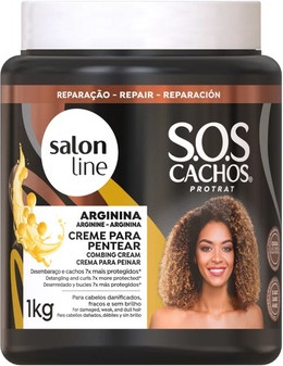 Leave-In Conditioner Cream Salon Line Sos Curls Arginin