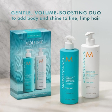 Shampoo and Conditioner Set Moroccanoil Extra Volume