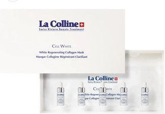 Mask La Colline Cell White Regenerating Collagen Face Mask Swiss Riviera Beauty Treatment
