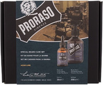 Sakal uchun parvarish to'plami Proraso Azur Lime