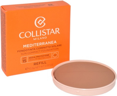 Компактная тональная основа с защитой от солнца Collistar Refill