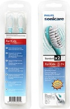 Sonic Toothbrush Heads Philips Standard Sonic Toothbrush Heads for Kids 2 Pack
