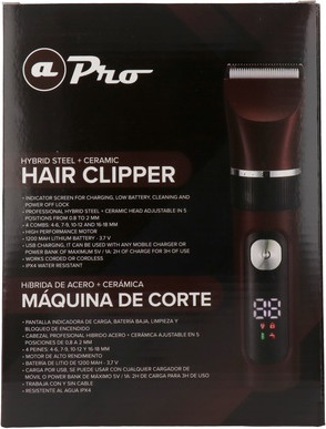 Машинка для Стрижки Albi Pro Hybrid Стальная Керамическая