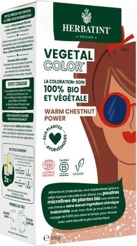 Pflanzenhaarfarbe Herbatint Végétal Color Bio Warm Chestnut Power