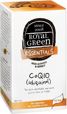 Capsules Royal Green Co Q10 Ubichinol