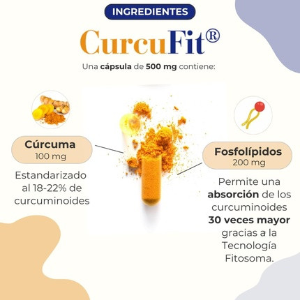 Phytosome-Kurkumin-Kapseln 100% Natürlich Curcufit