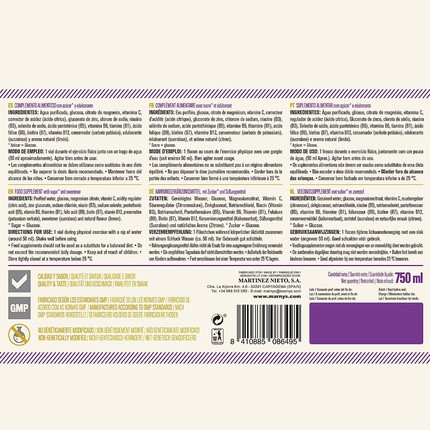 Vitamin Supplement Marny's Metal Endurance Electrolytes and Vitamins