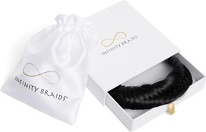 Hair Extensions Infinity Braids Infinity Braids Fishtail Braid Jolie Onyx