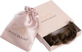Haarverlängerung Infinity Braids Messy Braid Viènne Kupfer Bronze