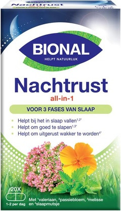 Bional Nachtrust All-in-1 kapsulalari