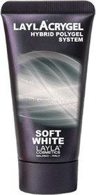 Polygels System Layla CRYGEL Soft White for Professional French