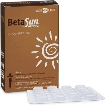 Nahrungsergänzungsmittel Biosline BETASUN Bronze Neu Hautvorbereitung