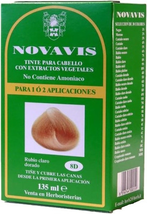 Novavis Tinte 8D Light Golden Blonde soch bo'yog'i