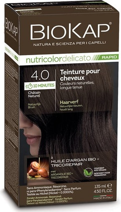 Haarfärbung Biokap Delicato Rapid 1.0 Natur Schwarz