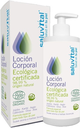 Лосьон для тела Saluvital Organic Natural Moisturizing