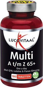 Таблетки Lucovitaal Multi A To Z 65+ с Q10
