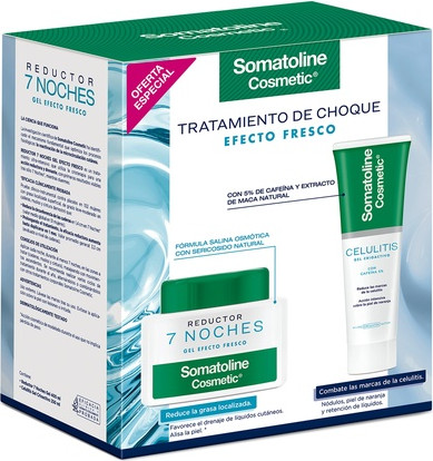 Somatoline Fresh Gel Schockbehandlung Anti-Cellulite Creme Packung