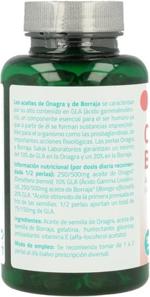Vitamin Serum Sakai Evening Primrose and Borage for Glycemic Acid Balance and Women's Well-Being