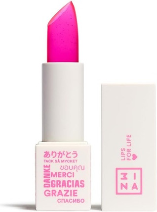 Lippenstift 3ina Makeup Lips For Life Magic Colour Changing Lipstick mit Lippenbalsam-Formel, feuchtigkeitsspendend, nährend, PH-wertverändernder Lippenstift