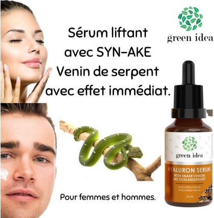 Serum Green Idea Hyaluronsäure Serum mit Schlangengift