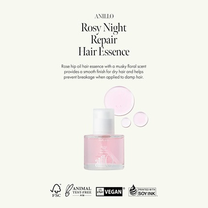 Haar-Essenz Anillo Rosy Night Repair Haar-Essenz