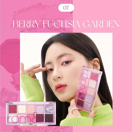 Rom&Nd Palette 07 Berry Fuchsia Garden