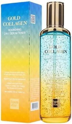 Serum Toner Farmstay Gold Collagen Nourishing 2 in 1